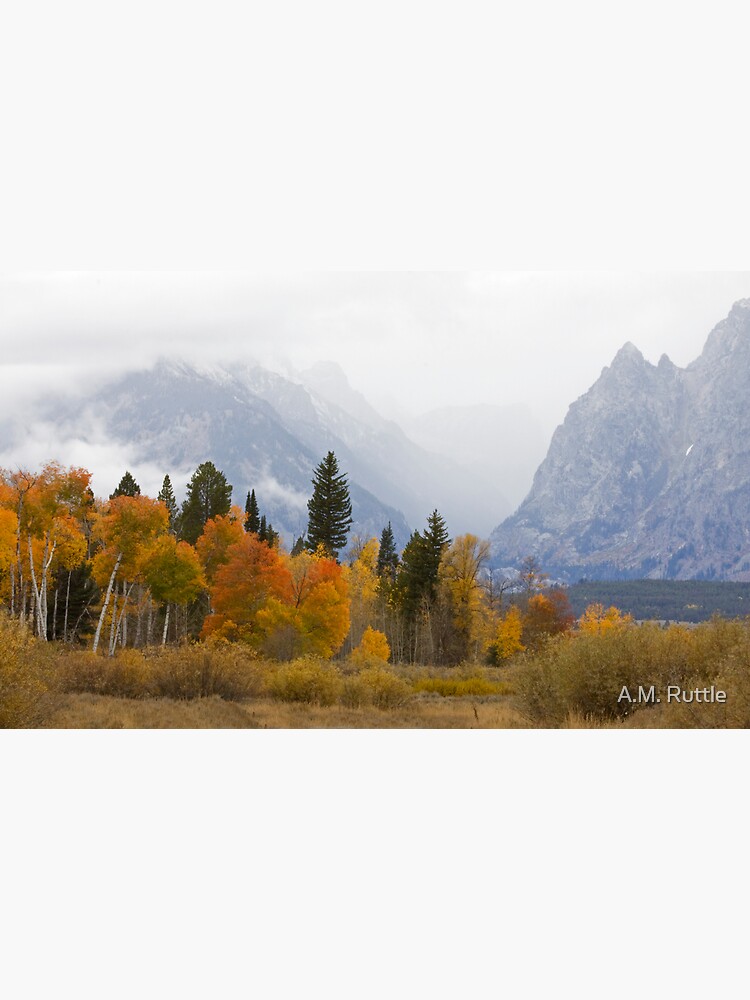 Cascade Canyon, Snow Showers & Fall Color by annruttle