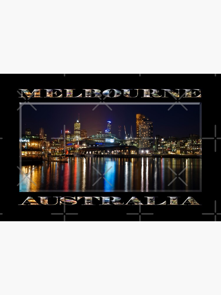 Harbour Lights (poster edition on black) by RayW