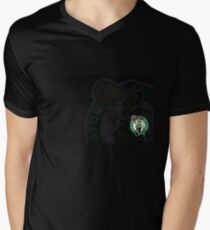 Boston Celtics T-shirt col V homme