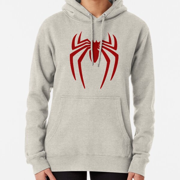 Spider Red Pullover Hoodie