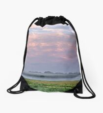 Morning Hue of Fog Drawstring Bag