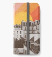 Rainbow Sky Above Paris Étui portefeuille/coque/skin iPhone