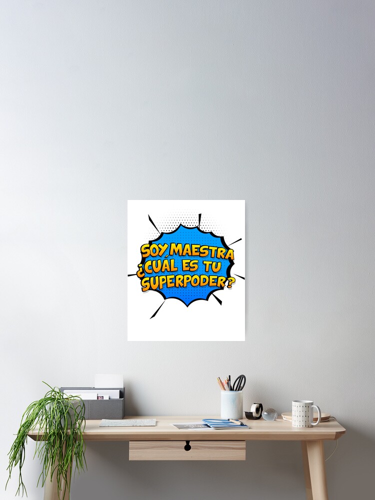 Womens Soy Maestra, Cual Es Tu Superpoder. Spanish Teacher Gift Womens Soy Maestra, Cual Es Tu Superpoder. Spanish Teacher Gift