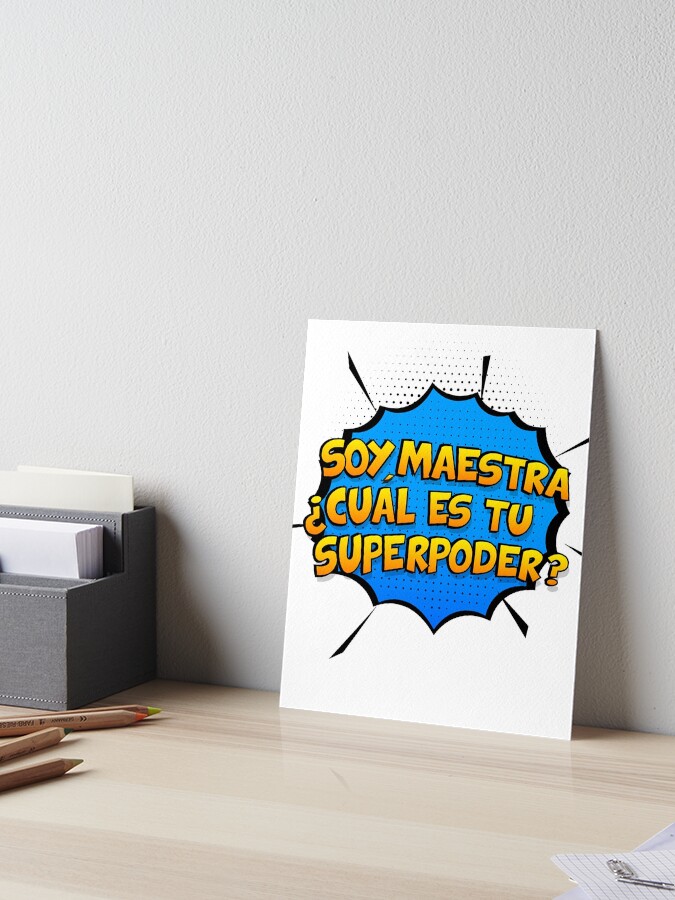 Womens Soy Maestra, Cual Es Tu Superpoder. Spanish Teacher Gift Womens Soy Maestra, Cual Es Tu Superpoder. Spanish Teacher Gift