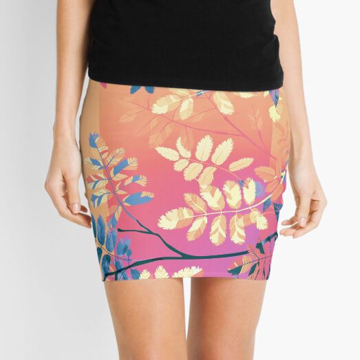 Interleaf Mini Skirt
