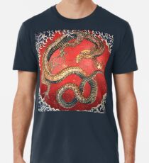 Hokusai, DRAGON, Katsushika Hokusai, Japan, Japanese, Wood block, print Premium T-Shirt