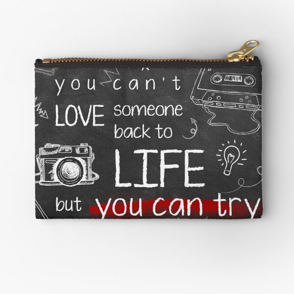 13 Reasons Why Artwork Zipper Pouch