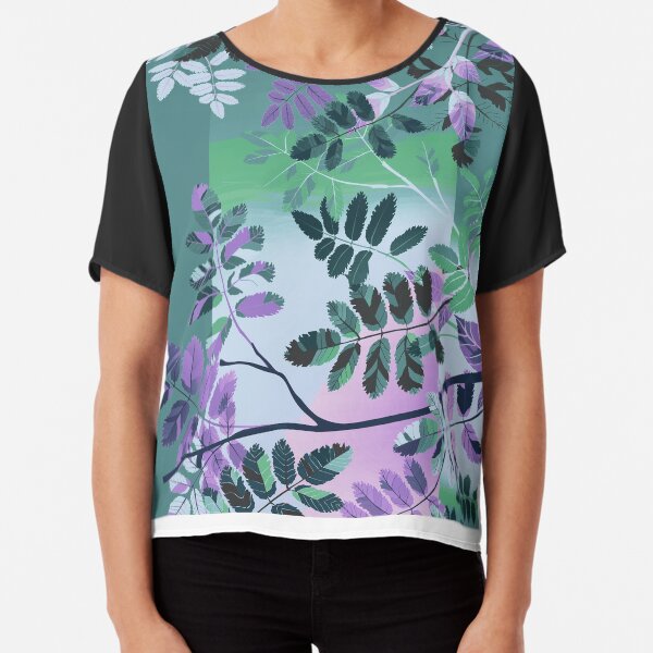 Interleaf 5 Chiffon Top