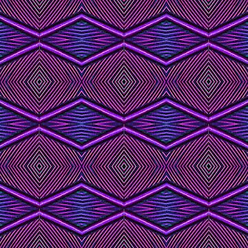 Artwork thumbnail, Violet Feather - Patterns in Nature by WarrenPHarris