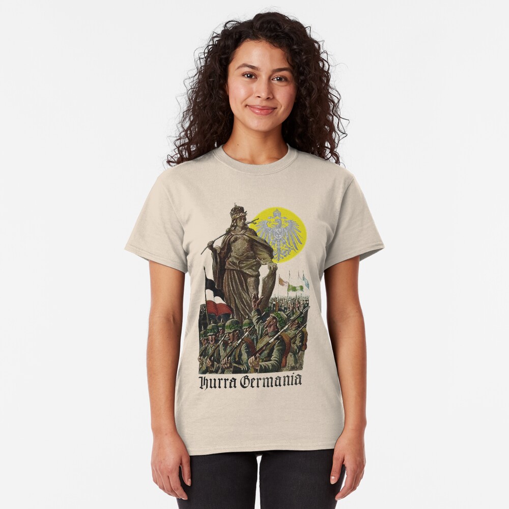 Germania encouraging soldiers.. 1914 Classic T-Shirt