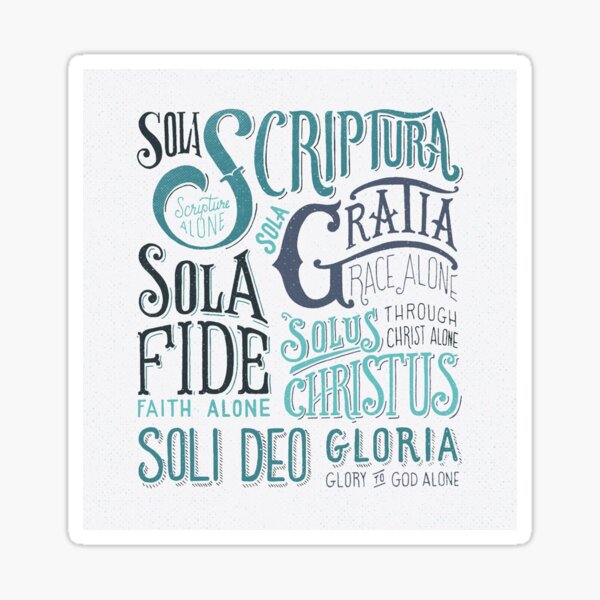 Soli Deo Gloria by useleitura Sticker.