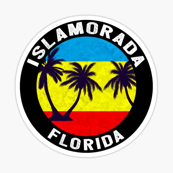 Item preview, Islamorada Florida Tropical Palm Trees designed and sold by DESTINATIONS DECAL.