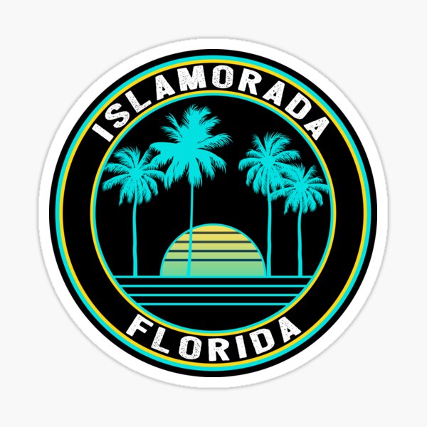 Item preview, Islamorada Florida Tropical Palm Trees designed and sold by DESTINATIONS DECAL.
