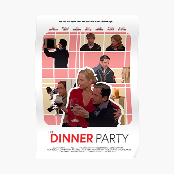 L'affiche du dîner de bureau Poster