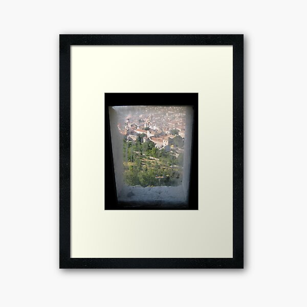 ILLUSION OF WORLD WE SEE Framed Art Print