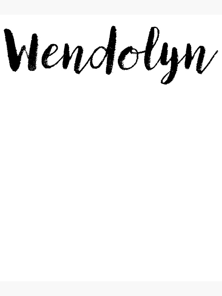 Póster «Wendolyn - Nombres lindos de la muchacha para la hija de la