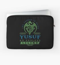 Legend T-shirt - Legend Shirt - Legend Tee - YUSUF An Endless Legend Laptop Sleeve
