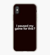 Vinilo o funda para iPhone Hice una pausa en mi juego para esto?