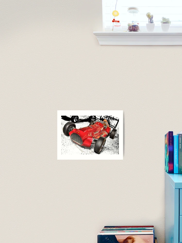 Thumbnail 2 of 3, Art Print, RED RACER designed and sold by MIGHTY TEMPLE IMAGES.