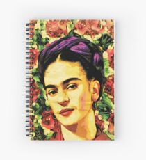 frida kahlo Watercolor Art Spiral Notebook
