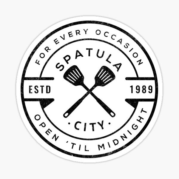 Spatula City Records Flipper Spatula Sticker