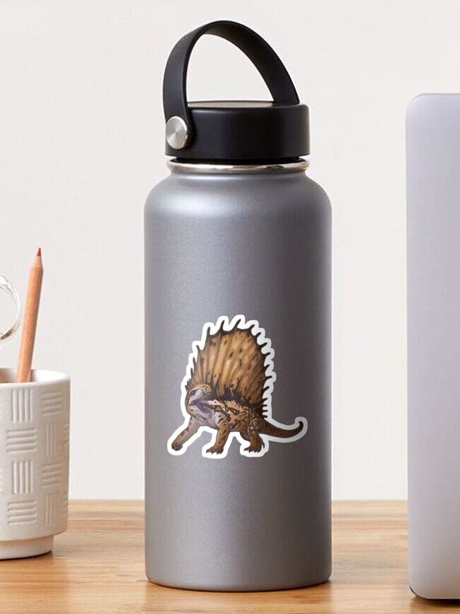 Thumbnail 1 of 3, Sticker, Dimetrodon limbatus designed and sold by coffeeisblack.