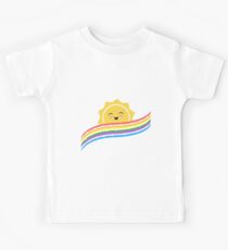 Starry rainbow sunshine Kids Tee