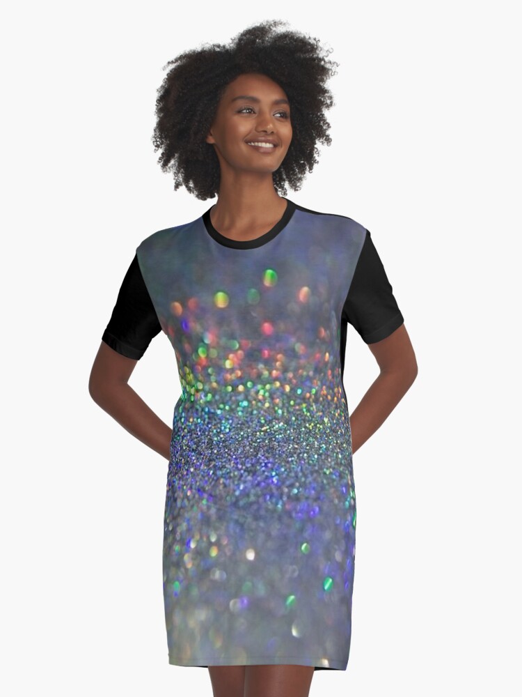 Rainbow Sparkles Graphic T Shirt Dress By Hrubiks Redbubble