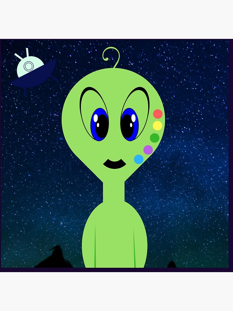 Rainbow Alien by KellyTwinkle