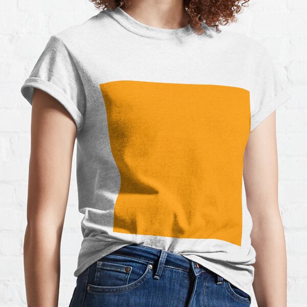 Bright Orange Mango Mojito Fashion Color Trends Spring Summer 2019 Classic T-Shirt