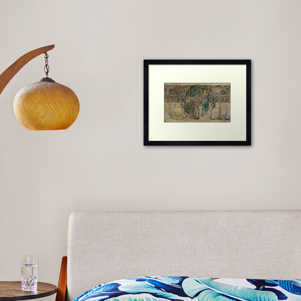 Margaret Macdonald. The Sleeping Princess. Glasgow Style, Glasgow School. Framed Art Print