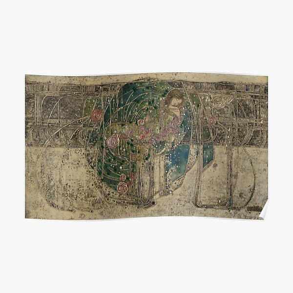 Margaret Macdonald. The Sleeping Princess. Glasgow Style, Glasgow School. Poster