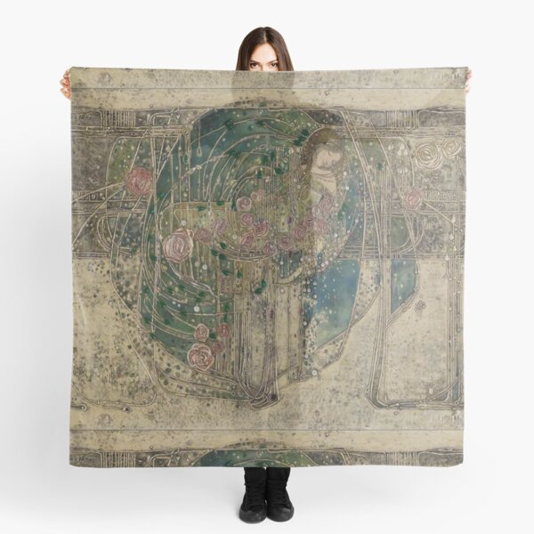 Margaret Macdonald. The Sleeping Princess. Glasgow Style, Glasgow School. Scarf