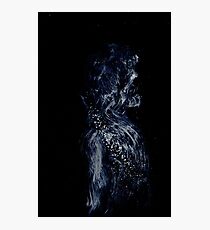 0207 - Brush and Ink - Skull or Skin Photographic Print