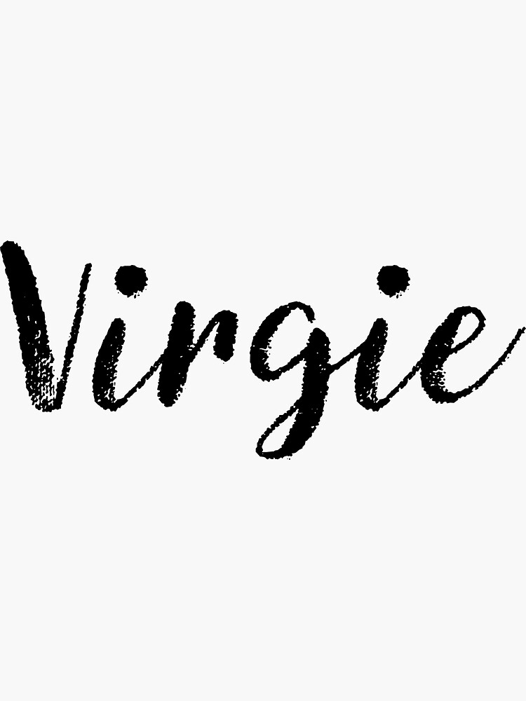 Virgie Girl Names For Wives Daughters Stickers Tees Sticker For Sale By Klonetx Redbubble 