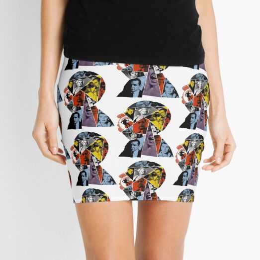 collage Mini Skirt