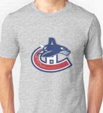 Vancouver Canucks - Montreal Canadiens Logomash Unisex T-Shirt