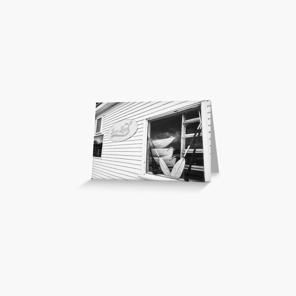 Days Bay Boat Shed Greeting Card