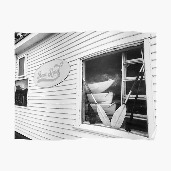 Days Bay Boat Shed Poster