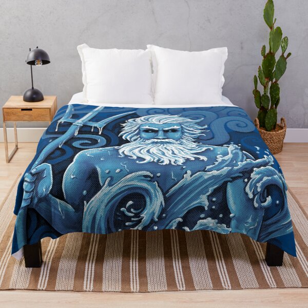 Poseidon Throw Blanket