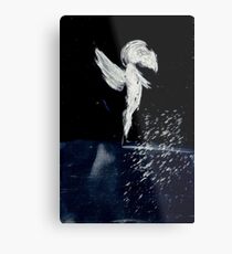0213 - Brush and Ink - Here Still Metal Print