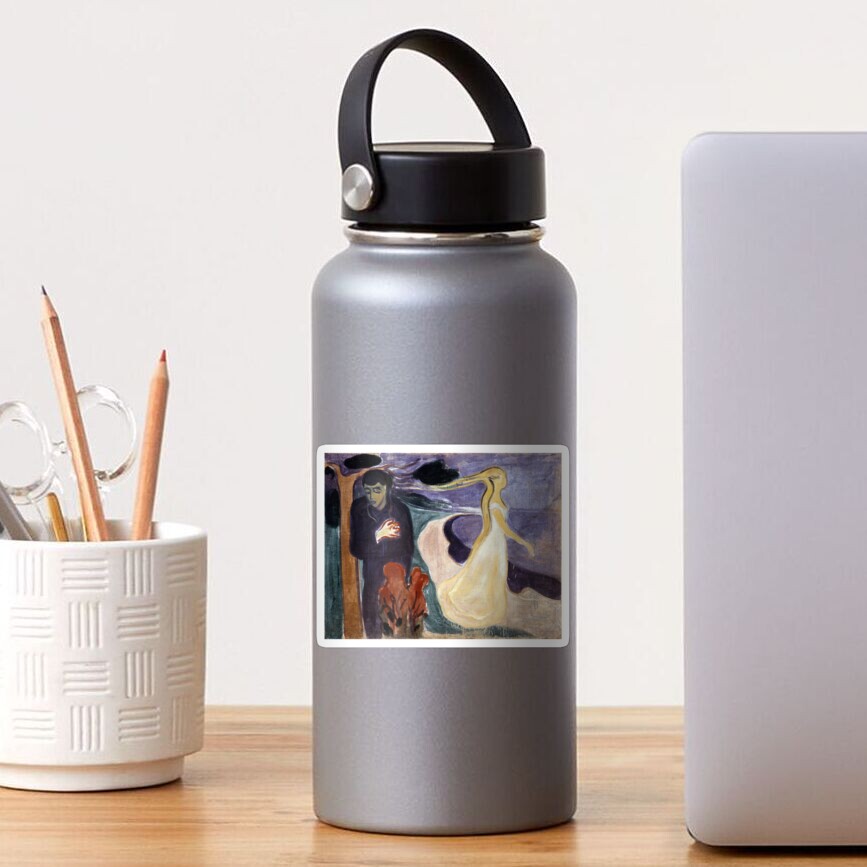 Separation by Edvard Munch (Reproduction) Sticker
