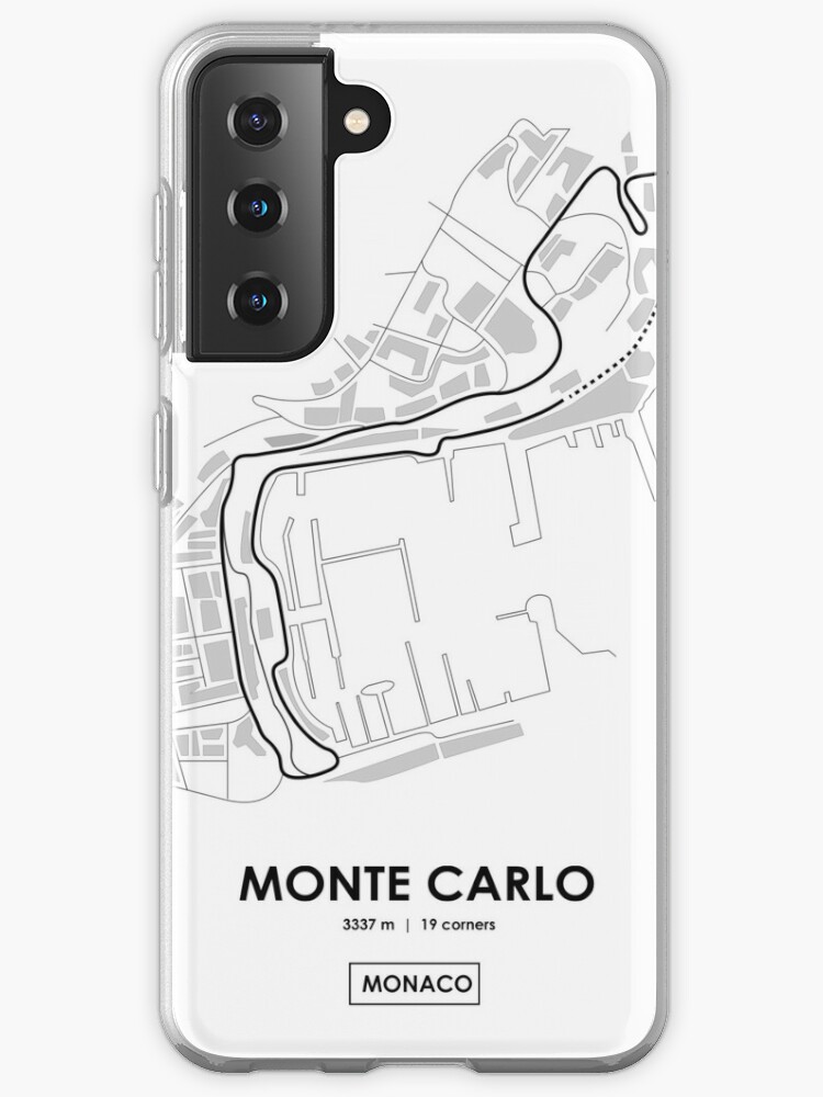 كريم فايزه Coque Samsung Galaxy « Carte de piste de Monte Carlo - Monaco ...