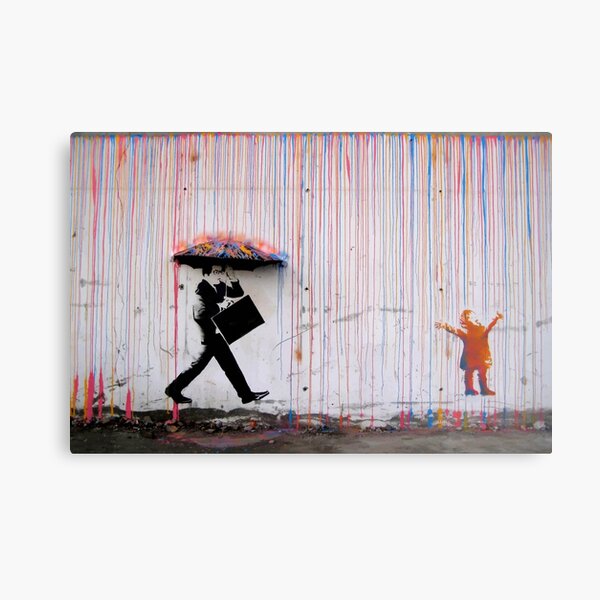 New Orleans-graffiti attributed to Banksy Poster Print by Julie