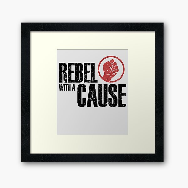 Item preview, Rebel With A Cause - Red Fist Smash Art designed and sold by WordvineMedia.
