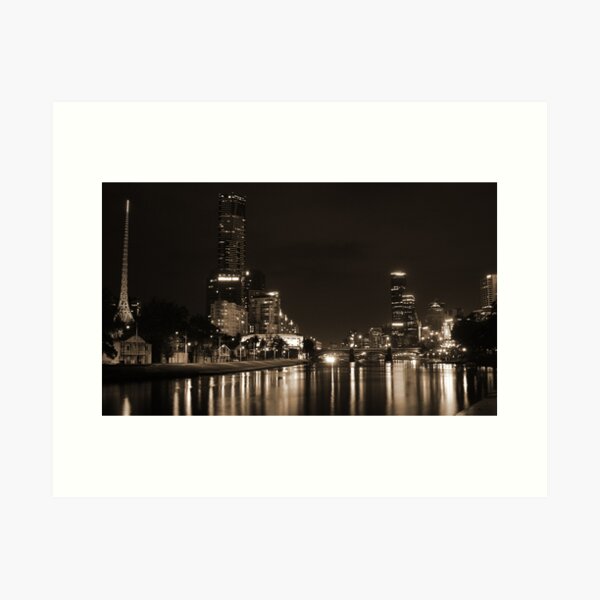Item preview, Melbourne by night designed and sold by bonsta.
