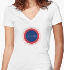 Antarctica Women's Fitted V-Neck T-Shirt