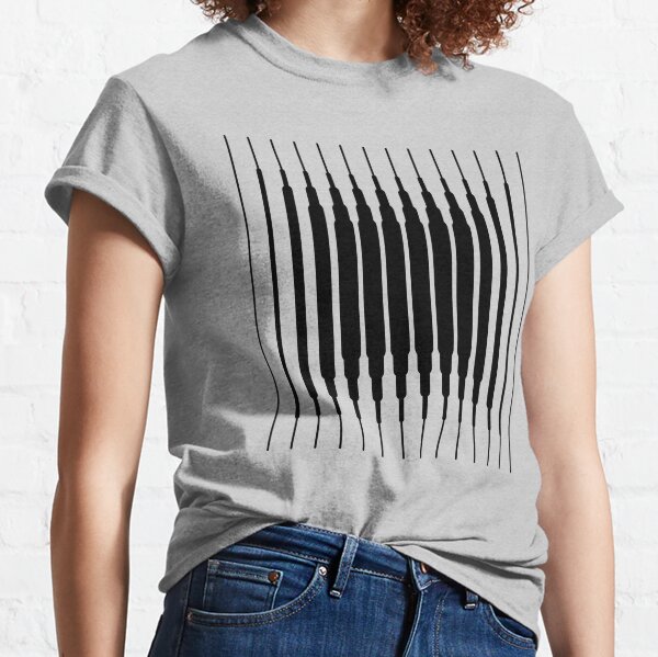 Square Lines (BLACK) Camiseta clásica