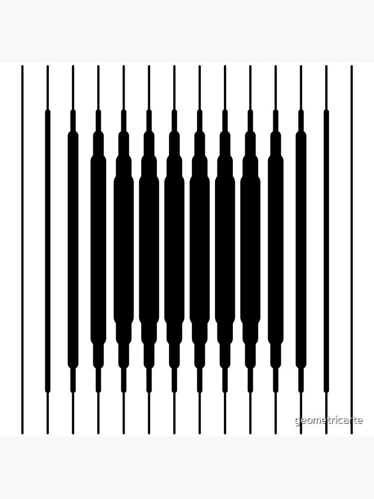 Square Lines (BLACK) de geometricarte
