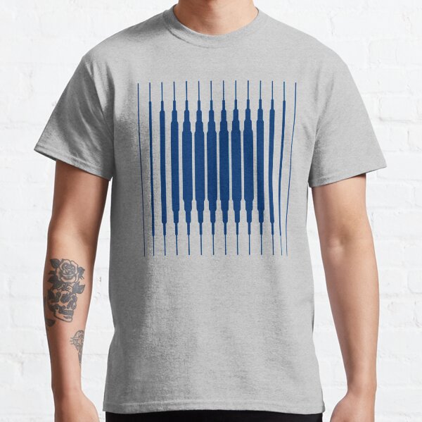 SQUARE LINE (BLUE) Camiseta clásica